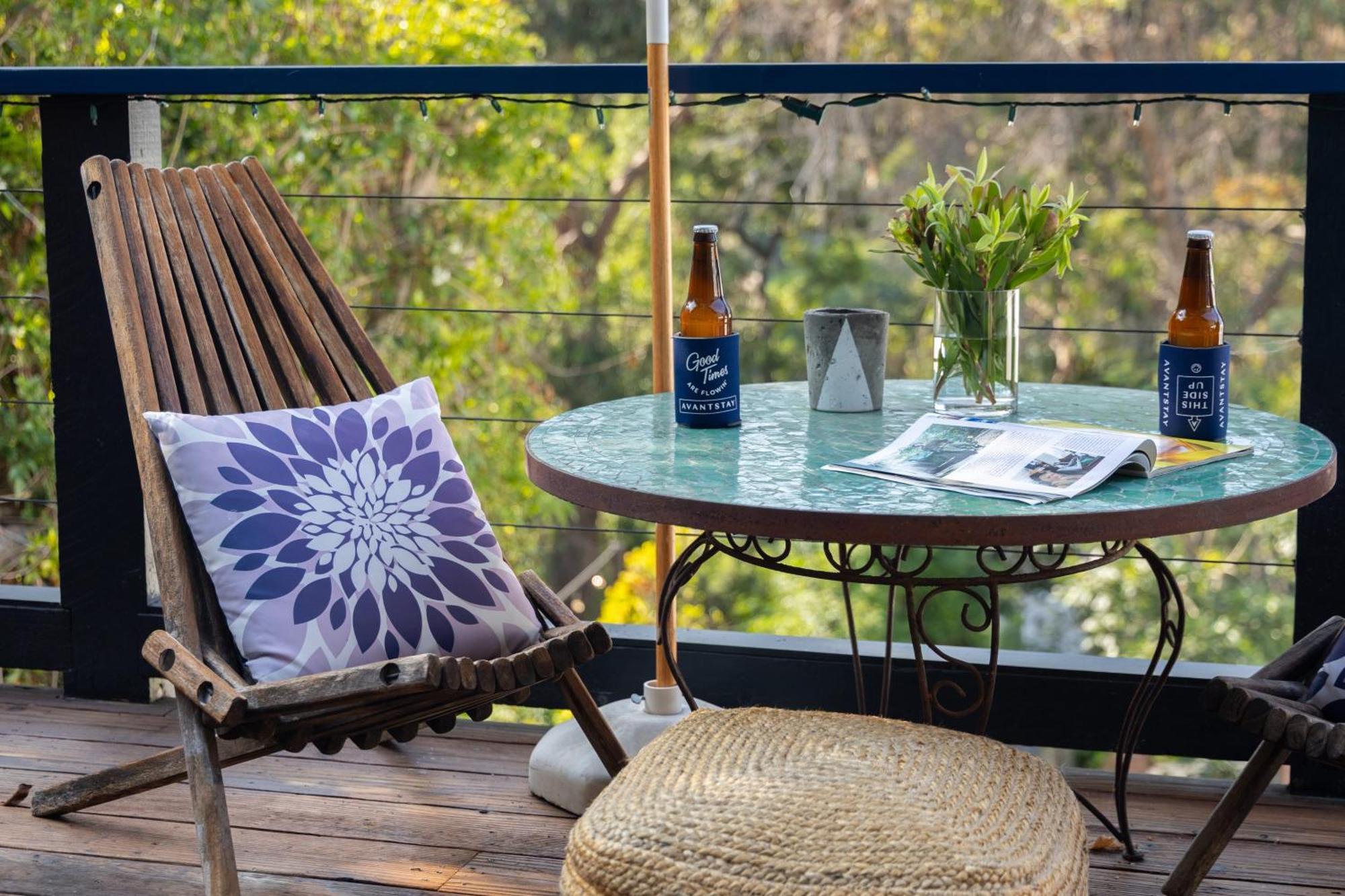 Chic La Hideaway W Soaking Tub Firepit Lounge Tranquil Backyard Los Angeles